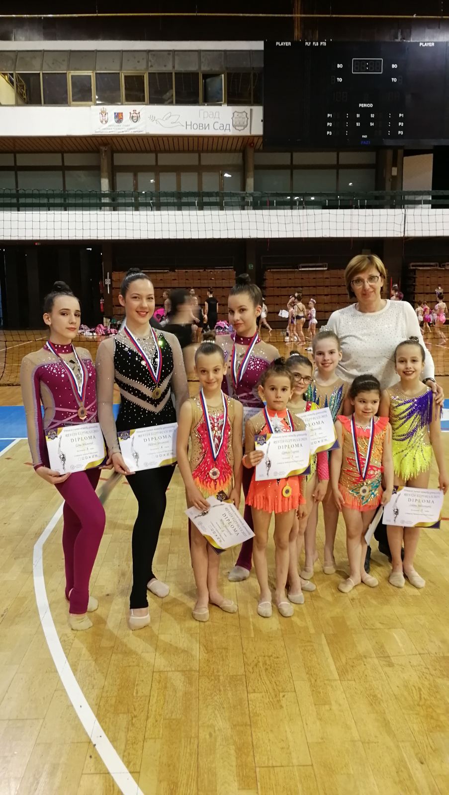 Gimnastičarke "Ruslane" nastupile na Prvenstvu Srbije u Svilajncu